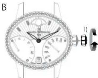 Girard-Perregaux Laureato 80189D11A43311A - Hour and minute - 3