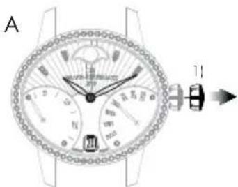 Girard-Perregaux Laureato 80189D11A43311A - Stunden und Minuten - 2