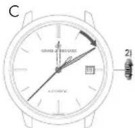 Girard-Perregaux Laureato 80189D11A43311A - Couronne à 3 positions - 5