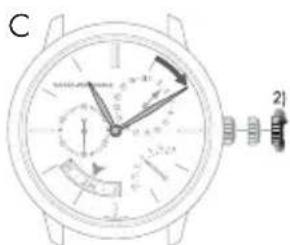 Girard-Perregaux Laureato 80189D11A43311A - Ore e minuti - 3