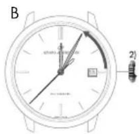 Girard-Perregaux Laureato 80189D11A43311A - Krone mit 3 Positionen - 4