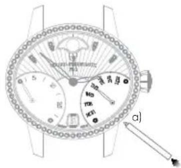 Girard-Perregaux Laureato 80189D11A43311A - Jour de la semaine - 1