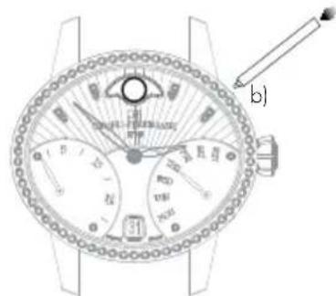 Girard-Perregaux Laureato 80189D11A23111A - Phases de lune - 1