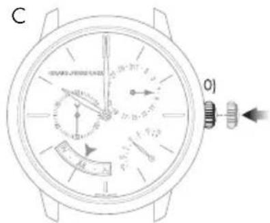 Girard-Perregaux Laureato 8018911131CB7A - Datum und Monat - 3