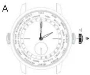 Girard-Perregaux Laureato 8018911131CB7A - INDICATORE DELLE ORE DEL MONDO - 1