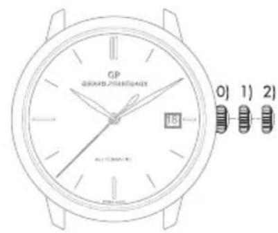 Girard-Perregaux Laureato 8018911131CB7A - Corona a tre posizioni - 2