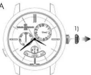 Girard-Perregaux 1966 4955711132BB6C - Часы и минуты - 2