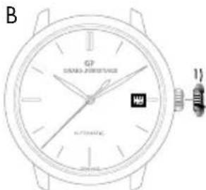 Girard-Perregaux 1966 4954511131BB60 - Datario a finestrella - 2