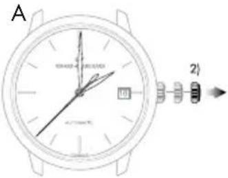 Girard-Perregaux 1966 4954511131BB60 - Krone mit 3 Positionen - 3