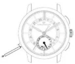 Girard-Perregaux 1966 4954511131BB60 - Second fuseau horaire (heure locale) - 1