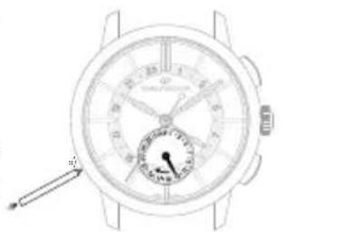 Girard-Perregaux 1966 4953552151BK6A - Second time zone (local time) - 3