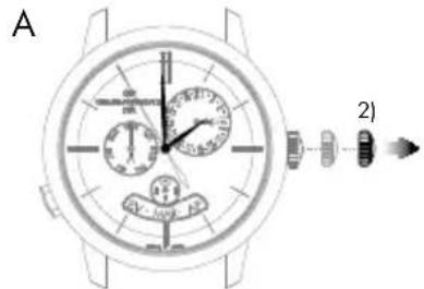 Girard-Perregaux 1966 4953552151BK6A - Hour and minute - 1