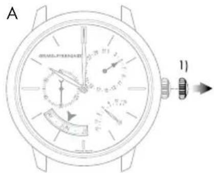 Girard-Perregaux 1966 4953552151BK6A - Date and month - 1