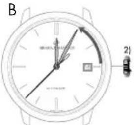 Girard-Perregaux 1966 4953552151BK6A - position crown - 4