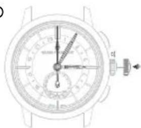 Girard-Perregaux 1966 4953552151BK6A - Second time zone (local time) - 2