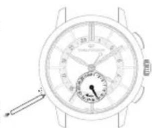 Girard-Perregaux 1966 49528D52A131CB6A - Secondo fuso orario (ora locale) - 3