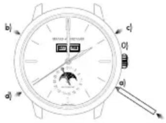 Girard-Perregaux 1966 49528D52A131CB6A - Fasi di luna - 1