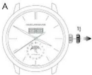Girard-Perregaux 1966 - Часы и минуты - 1