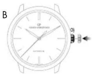 Girard-Perregaux 1966 - 日期和月份 - 1