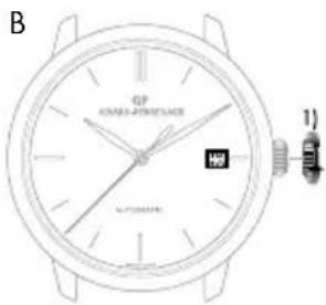 Girard-Perregaux 1966 - Индикация даты в окошке - 1