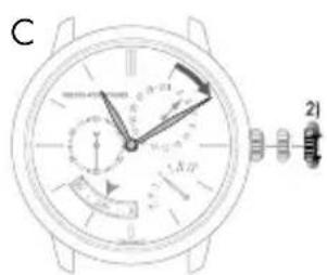 Girard-Perregaux 1966 49525D52ABD2BK8A - Hour and minute - 3