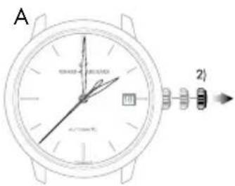 Girard-Perregaux 1966 49525D52A1A1BK6A - Corona a tre posizioni - 3