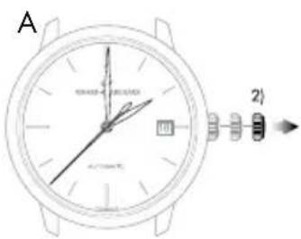 Girard-Perregaux 1966 49525D52A1A1BK6A - position crown - 3