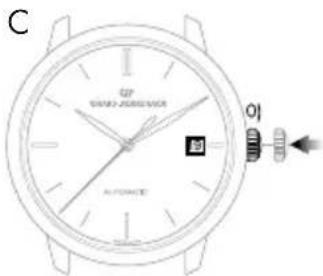 Girard-Perregaux 1966 49525D52A1A1BK6A - Window display date - 2