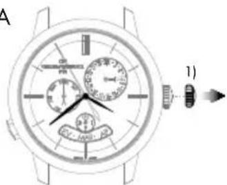 Girard-Perregaux 1966 49525D52A1A1BK6A - Hour and minute - 2