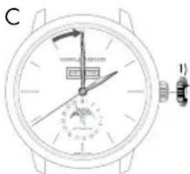 Girard-Perregaux 1966 49525D52A1A1BK6A - 曜日設定 - 1