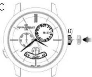 Girard-Perregaux 1966 49525D52A1A1BK6A - Date and month - 2