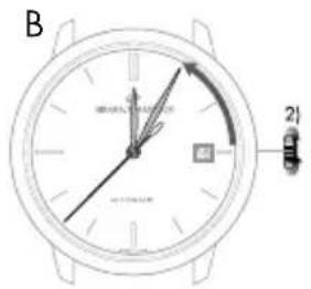 Girard-Perregaux 1966 49525D52A1A1BK6A - position crown - 4