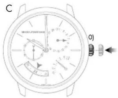 Girard-Perregaux 1966 49525D52A1A1BK6A - Date and month - 3