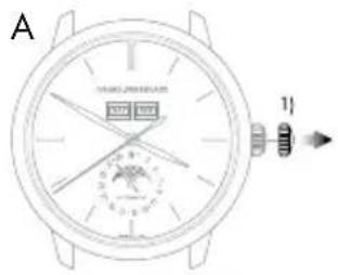Girard-Perregaux Vintage 1945 2588211421BB4A - Hour and minute - 1