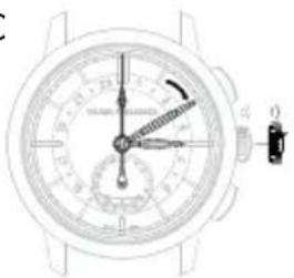 Girard-Perregaux Vintage 1945 2588211421BB4A - Second time zone (local time) - 1