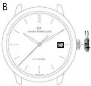 Girard-Perregaux Vintage 1945 2588011421BB4A - Date à guichet - 1