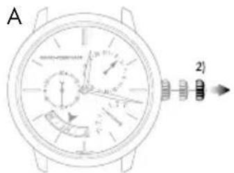 Girard-Perregaux Vintage 1945 2588211121BB6B - Hour and minute - 1