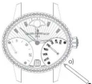 Girard-Perregaux VINTAGE 1945 25860D11A1A1CK6A - Wochentag - 1