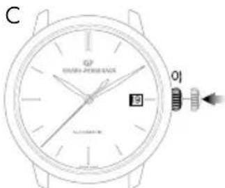 Girard-Perregaux VINTAGE 1945 25860D11A1A1CK6A - Date à aiguille - 1