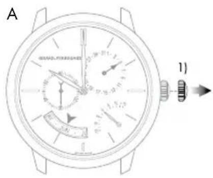 Girard-Perregaux HERITAGE 2250052000BA6A - Date et mois - 1