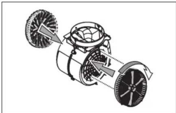 ELECTROLUX EFV55465OK - Aktivni karbonski filtarkoji se NE doit oprati. - 1