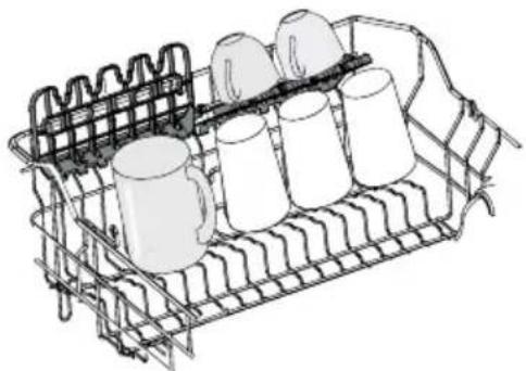ELECTROLUX ESF66710X - Het bovenrek - 2