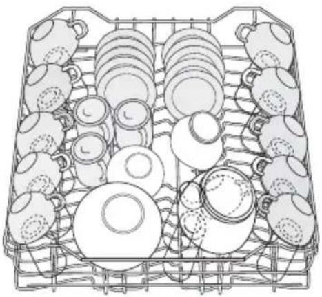 ELECTROLUX ESF66710X - The upper basket - 1