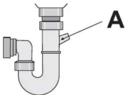 ELECTROLUX ESF66710X - Aansluiting waterafvoerslang - 2