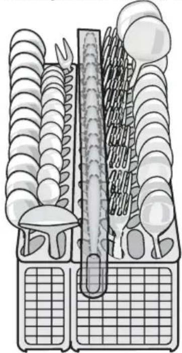ELECTROLUX ESF66710X - Full load: 12 standard place settings - 3