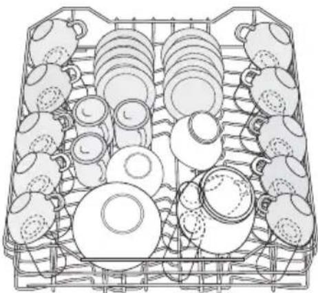 ELECTROLUX ESF66710X - Panier supérieur - 1