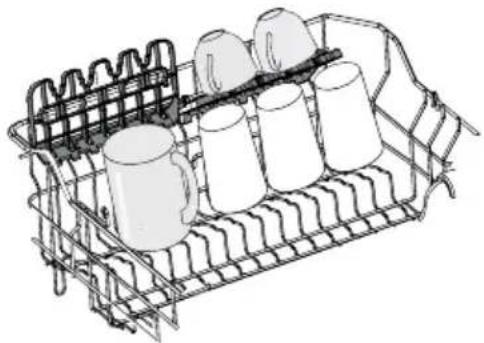 ELECTROLUX ESF66710X - The upper basket - 2