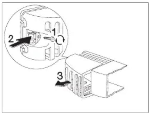 ELECTROLUX ERG16610 - How to change the bulb - 1