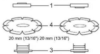 MAKITA GA6040C - Anvendelse med sibende aftskaringsskive/diamantskive (ekstraudstyr) (Fig. 19) - 4