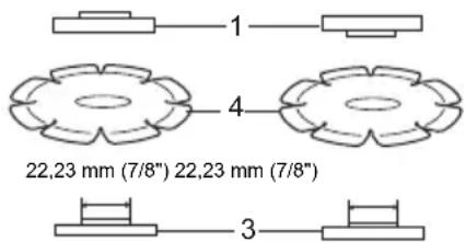 MAKITA GA6040C - Modèle 115 mm (4-1/2") / 125 mm (5") / 150 mm (6") - 4
